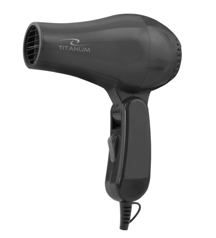suszarka do włosów Esperanza Titanum GAIA TBH003K czarna 750W